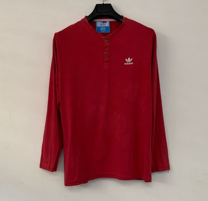 Adidas Ban Collar Full Sleeve Tshirt