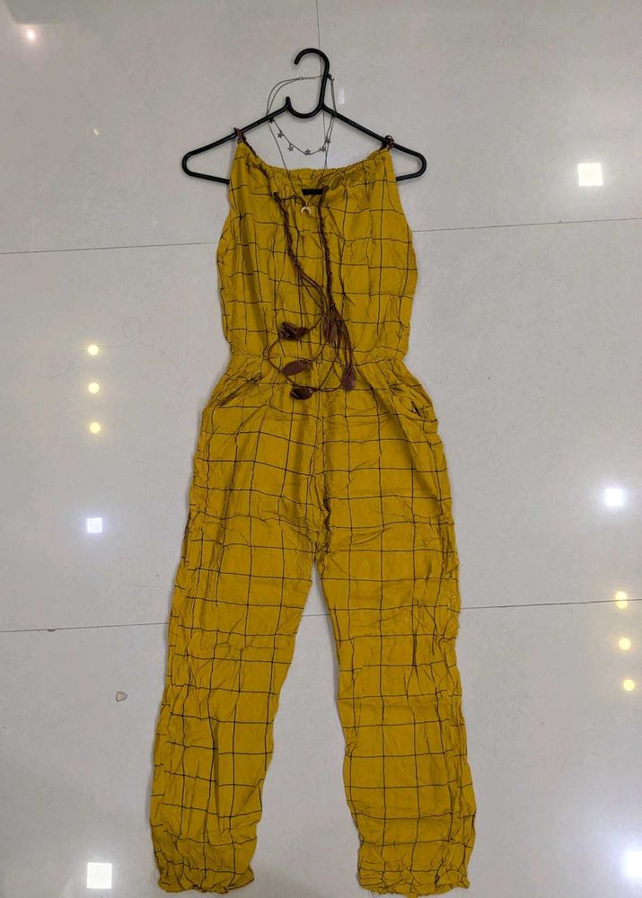 Mustard jumpsuit