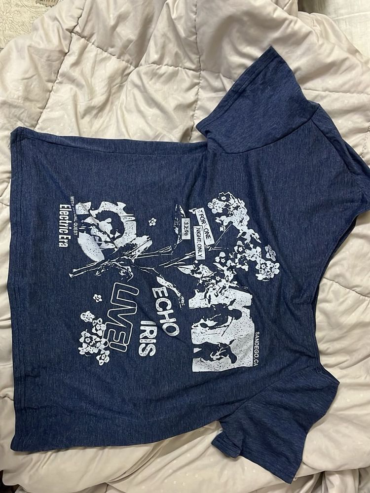 Vintage Drop Shoulder Graphic T-Shirt