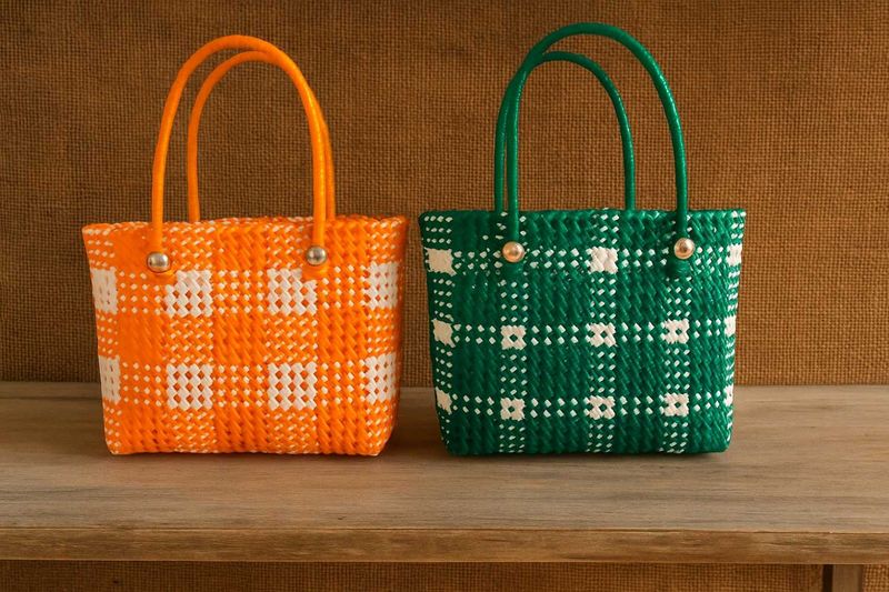 Hand Crafted Wire Bag - Set of 2