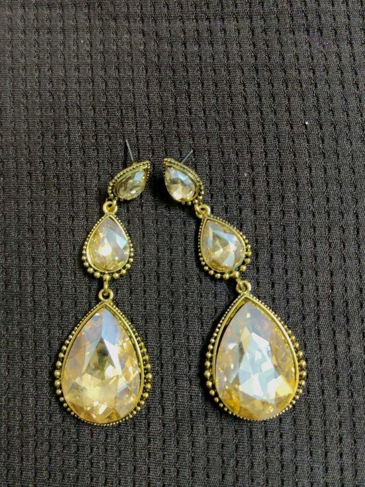 Golden Drop Earrings