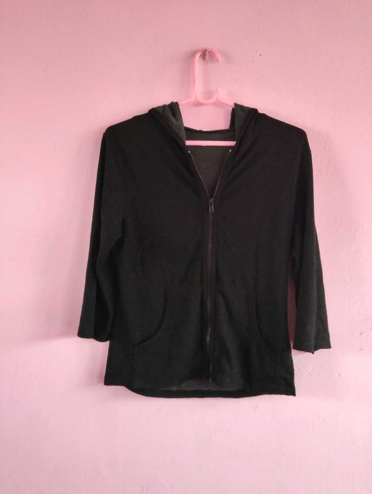 Lightweight Zipper Hoodie For Women