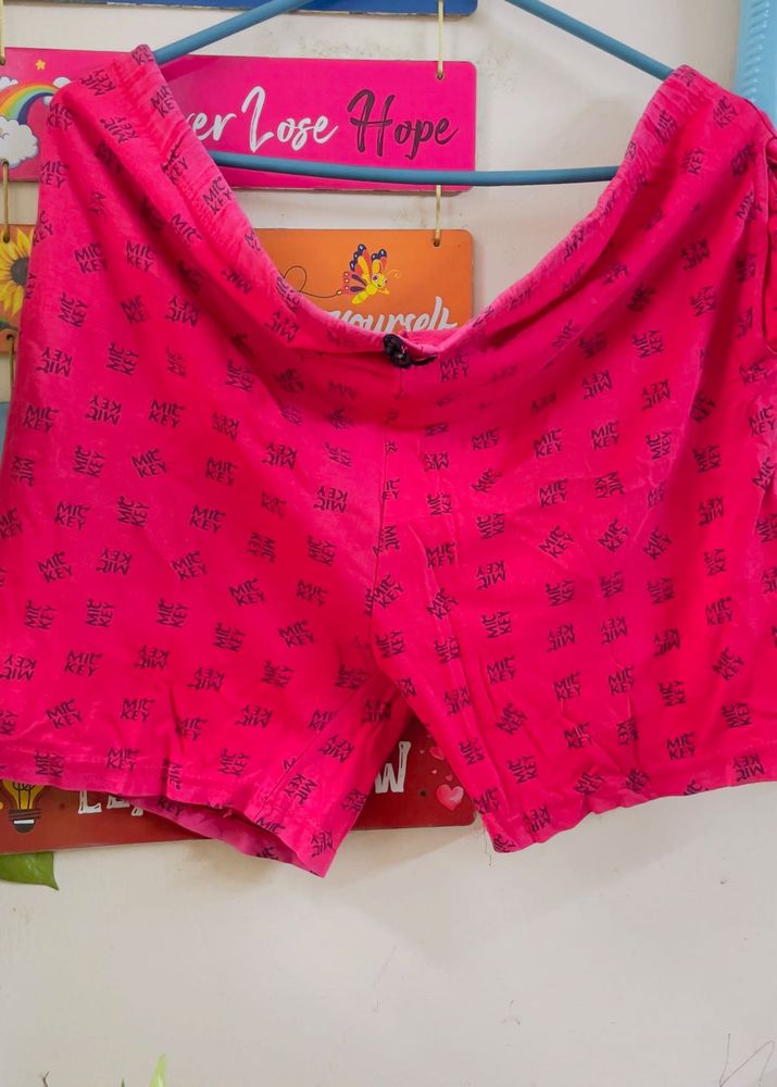 Pink Printed Boxers