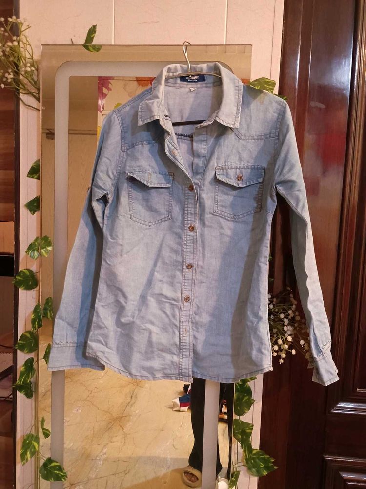 Denim Shirt - Casual Style