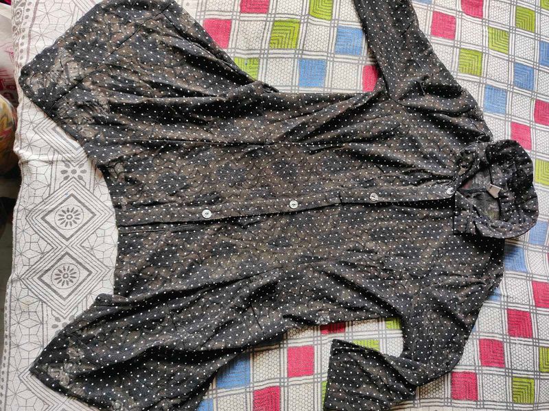 Stylish Black &amp; White Shirt