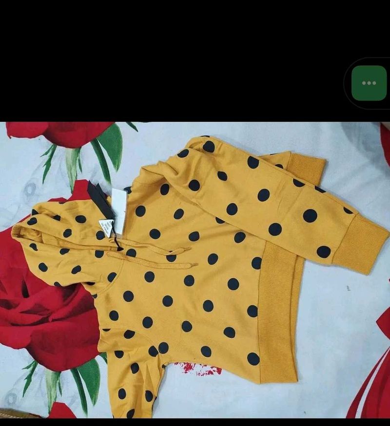 Cute Polka Dot Hoodie