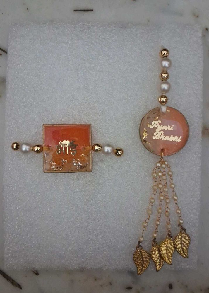 Resin Bhaiya &amp; Bhabhi Rakhi