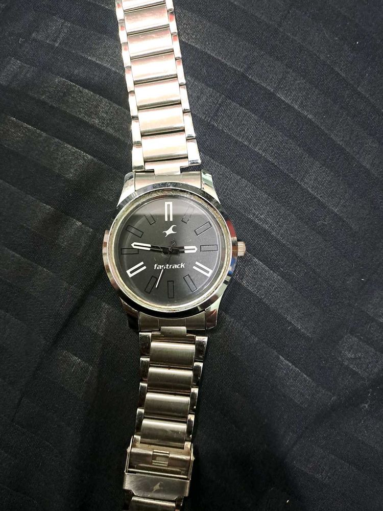 Fastrack Silver Watch