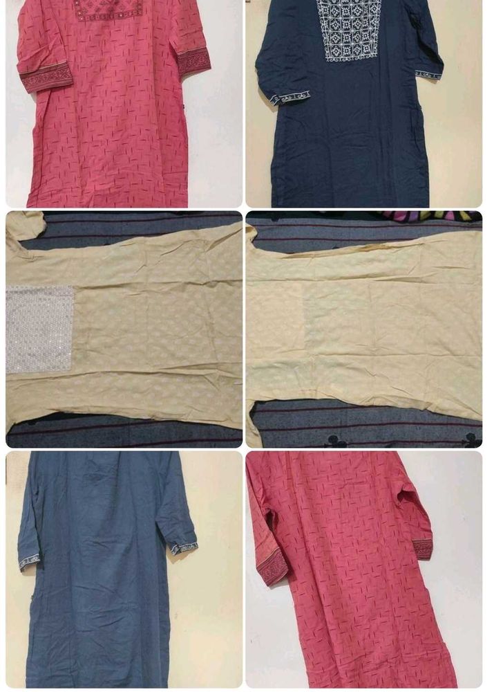 Combo of  3 Avasa Kurtis