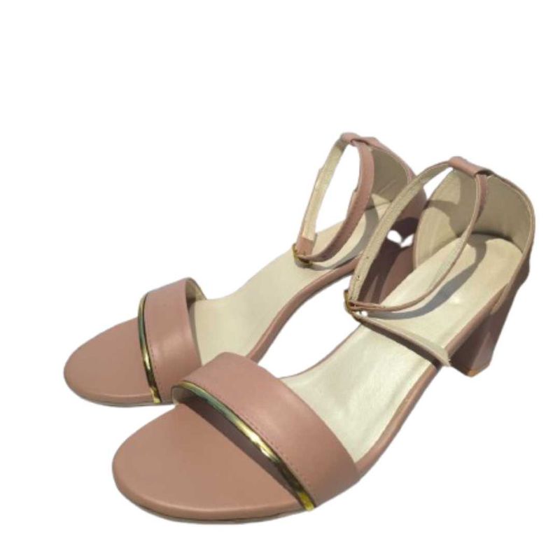 Pink Heeled Sandals