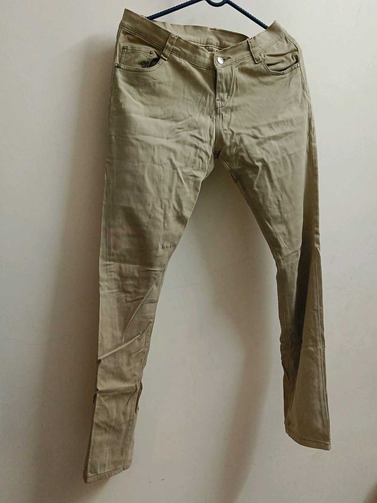 Khaki Slim Fit Jeans