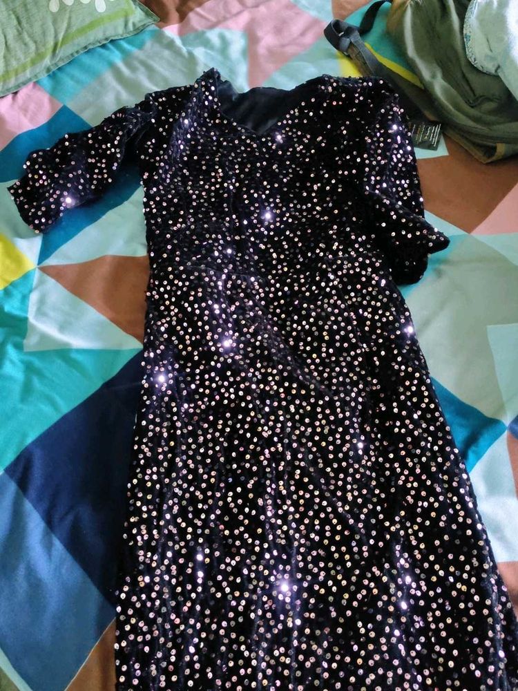 Sparkly Black Party Dress