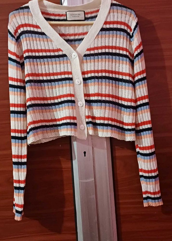 Multicolored Crop Top