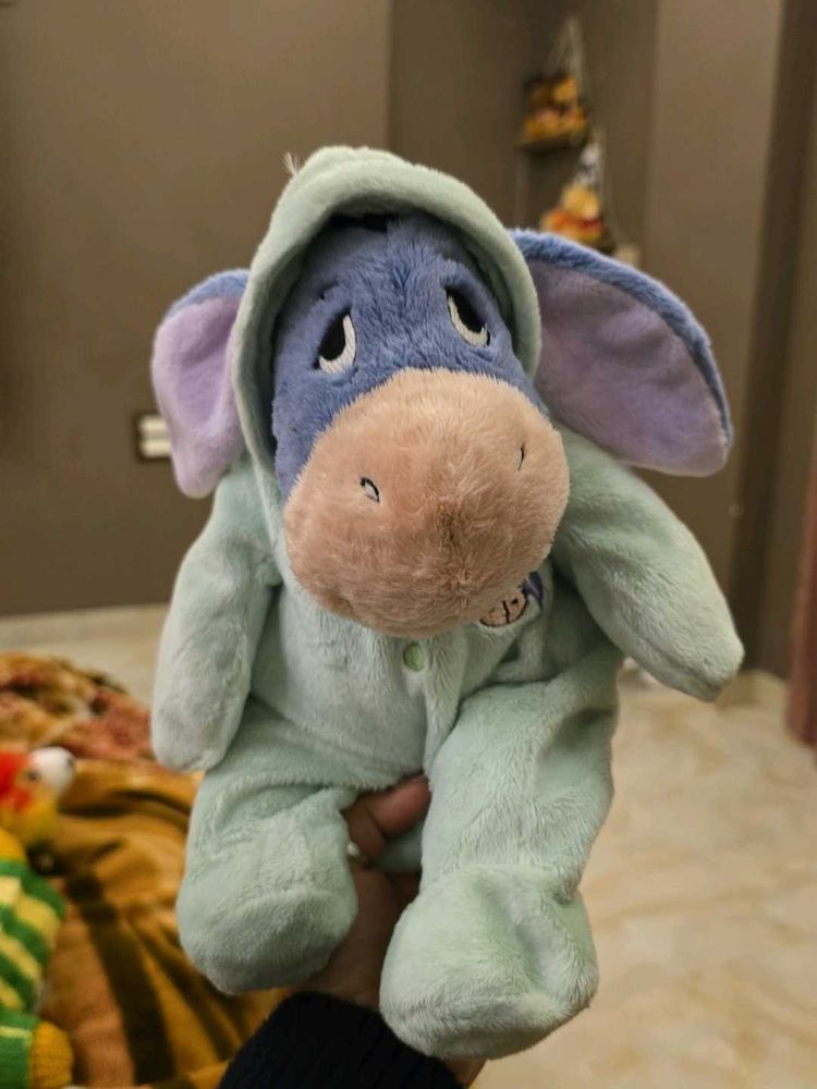 Eeyore Plush Toy in Costume