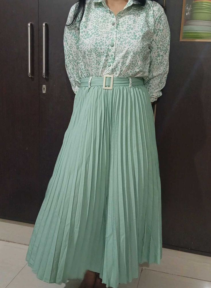 Mint Green Midi Dress