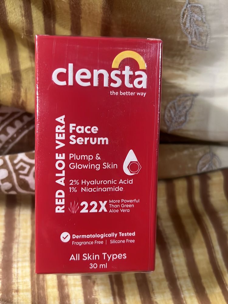 Clensta Red Aloe Vera Face Serum