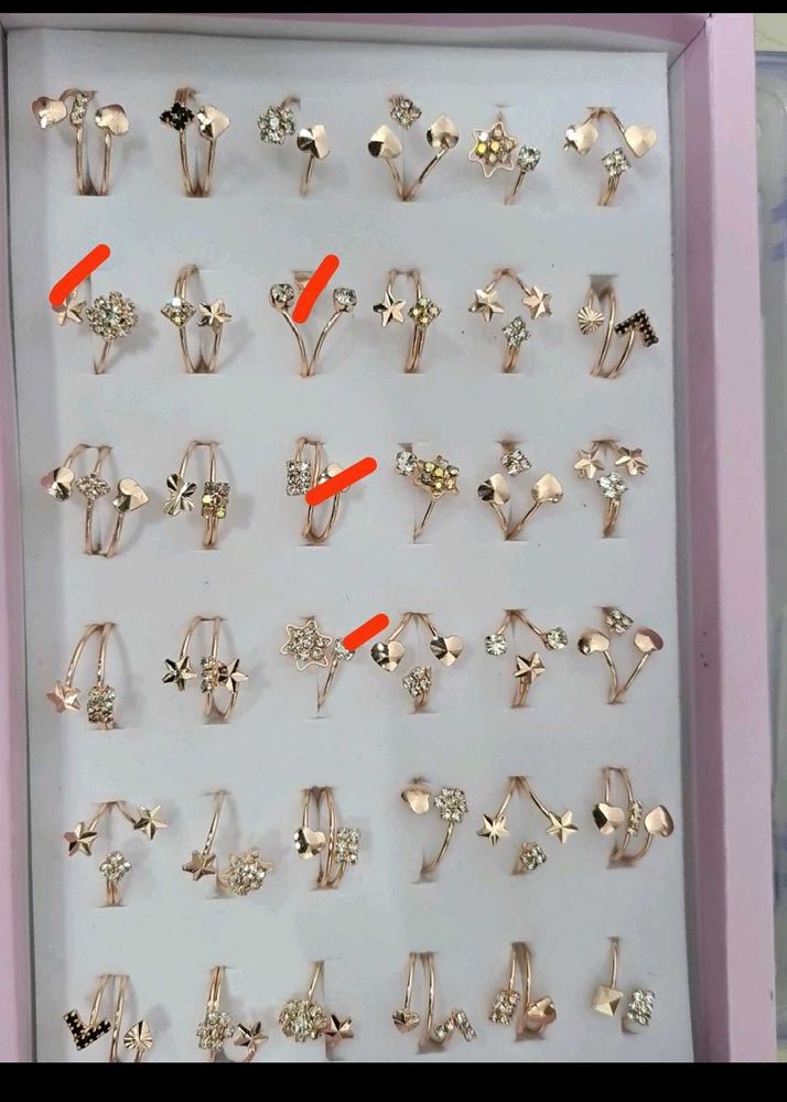 Combo Fancy Rose Gold Ring