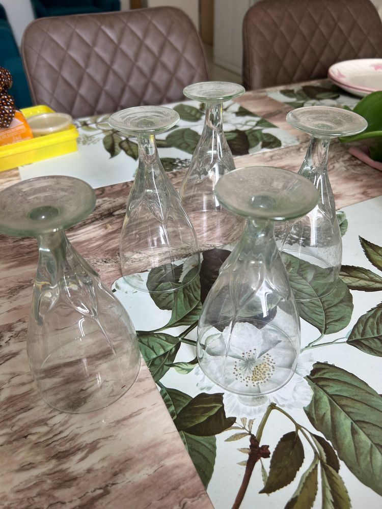 5 Wine Glasses