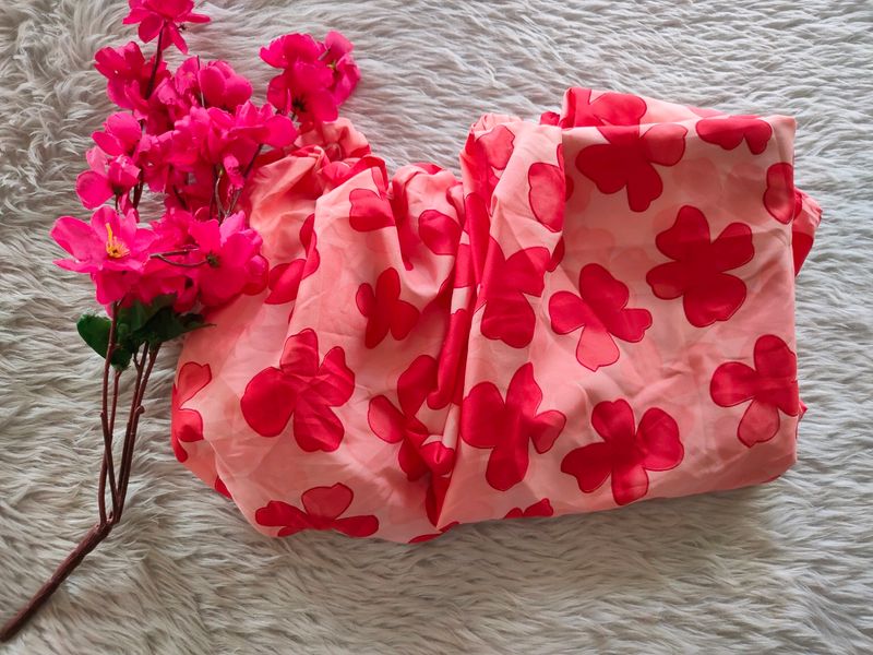 ✅ Cute Red Co-Ord Skirt Set For Girls 🔥