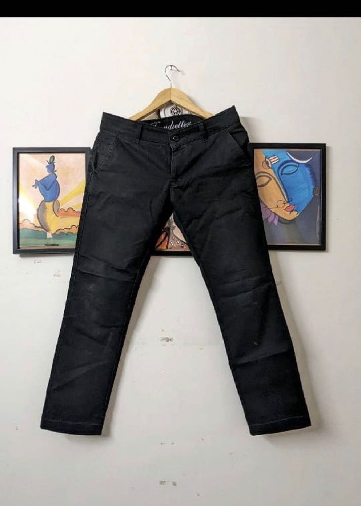Black Trousers For Men 30 Size