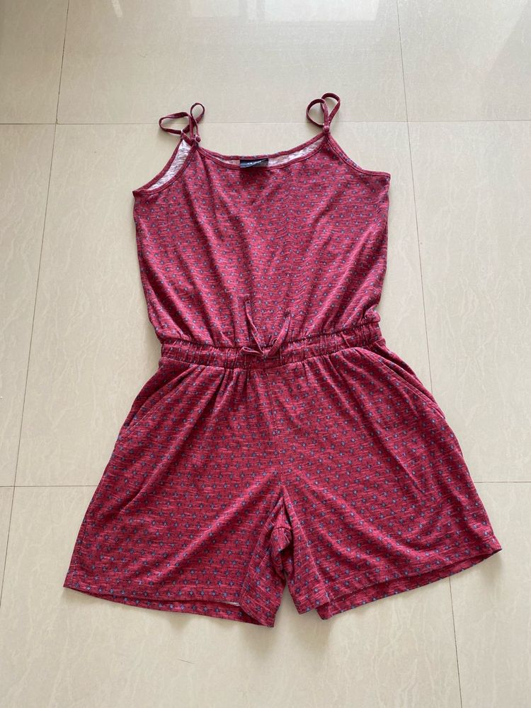 Cute Red Playsuit