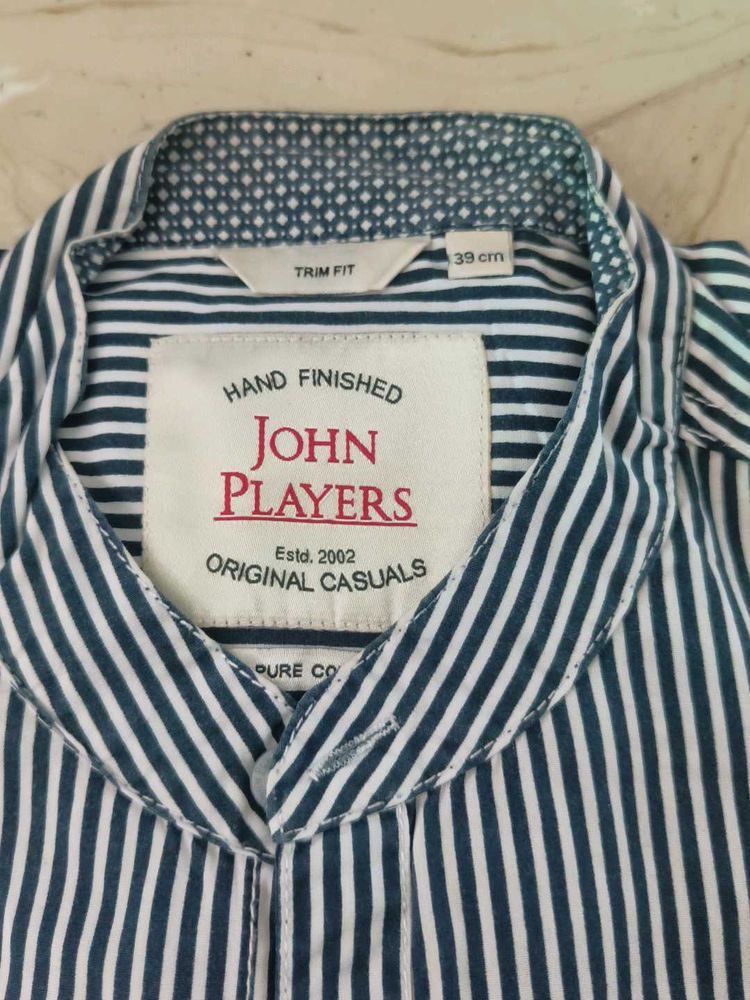 John Players Striped Shirt