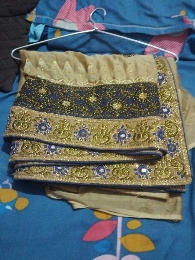 Elegant Embroidered Saree