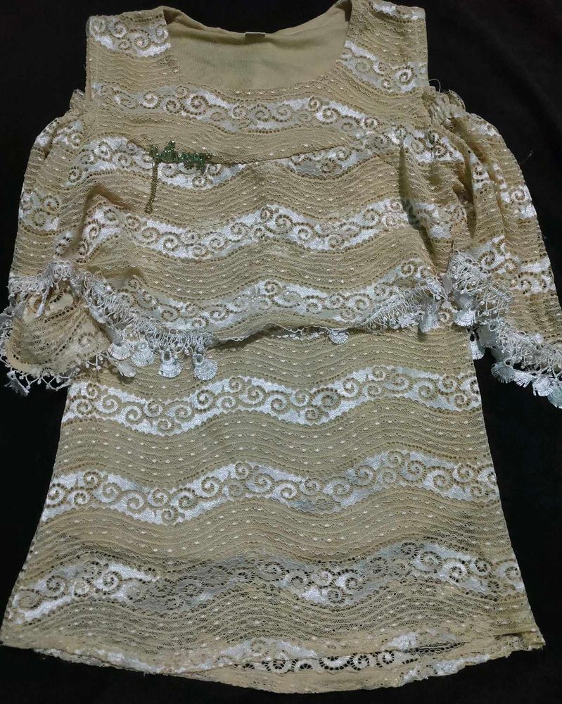 Lace Cold Shoulder Dress