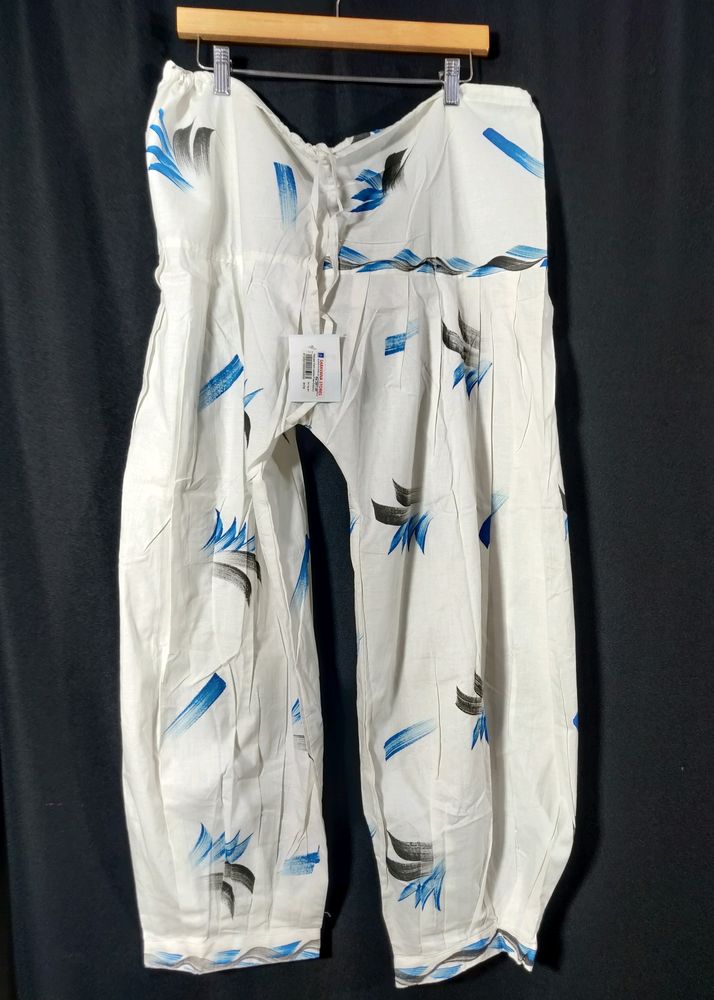 Women White Kurti Pant | Waist 44| Length 39