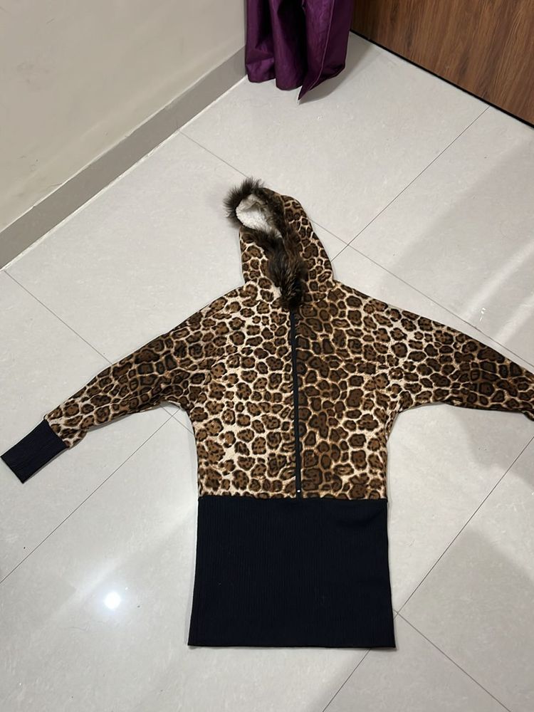 Winter Dress With Cap