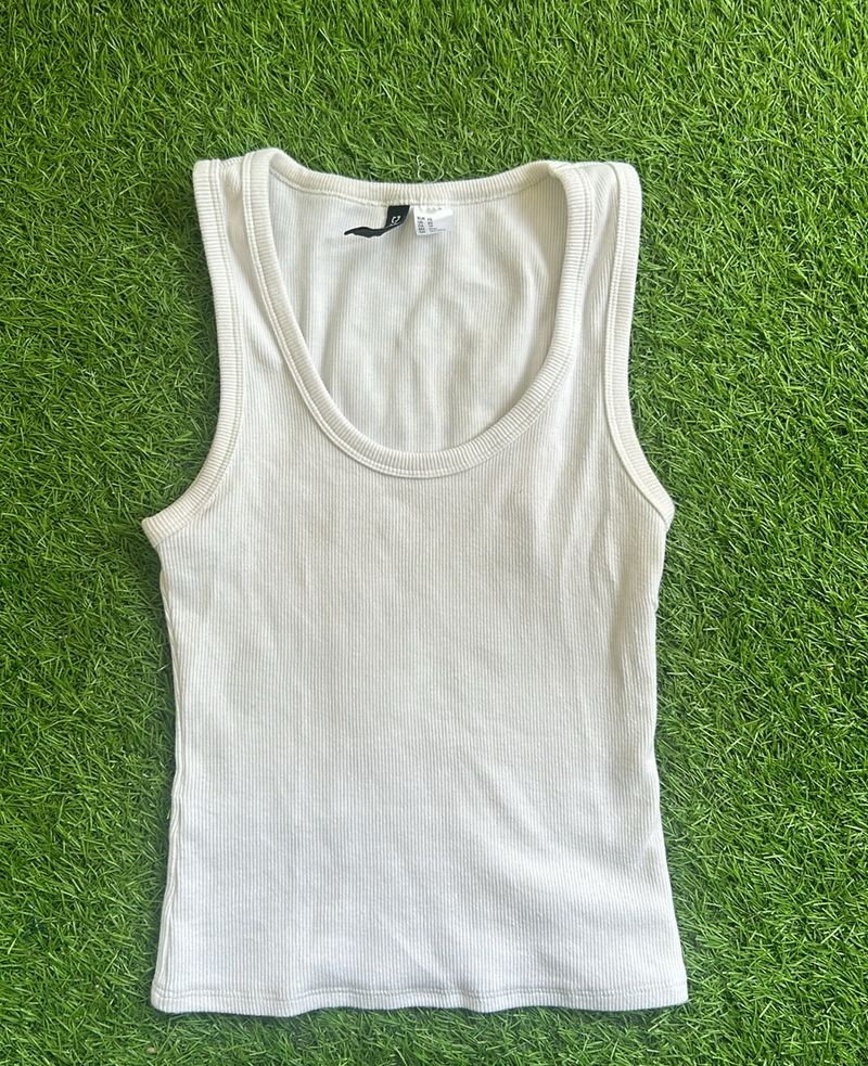 H&amp;M Ribbed Vest Top