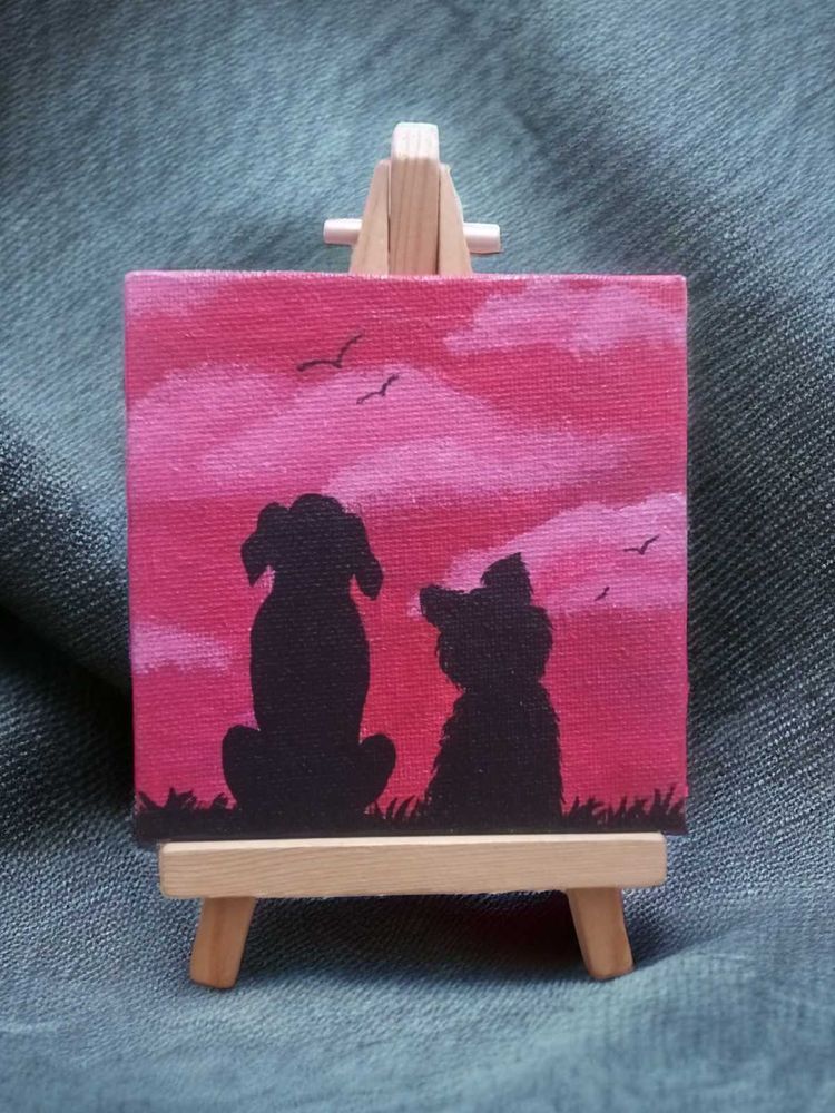 Pet Silhouette Painting