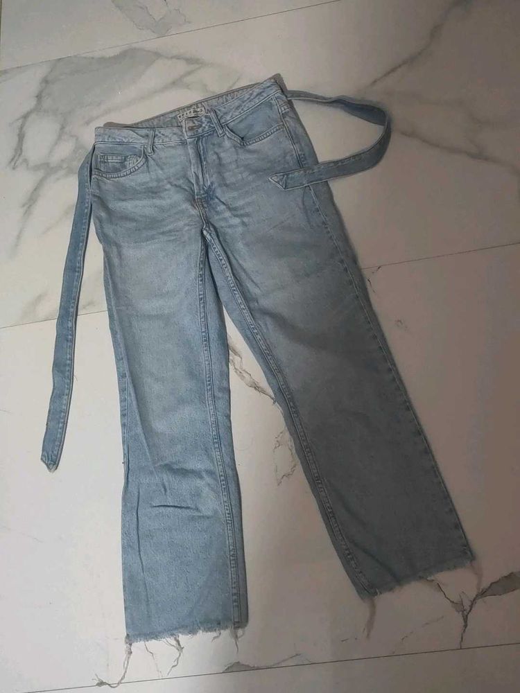 Light Wash Denim Jeans