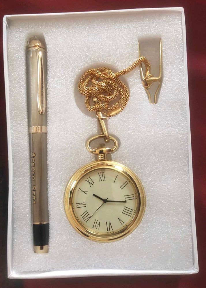 Aurora Stella Pen &amp; Pocket Watch✨🖋️⏱️