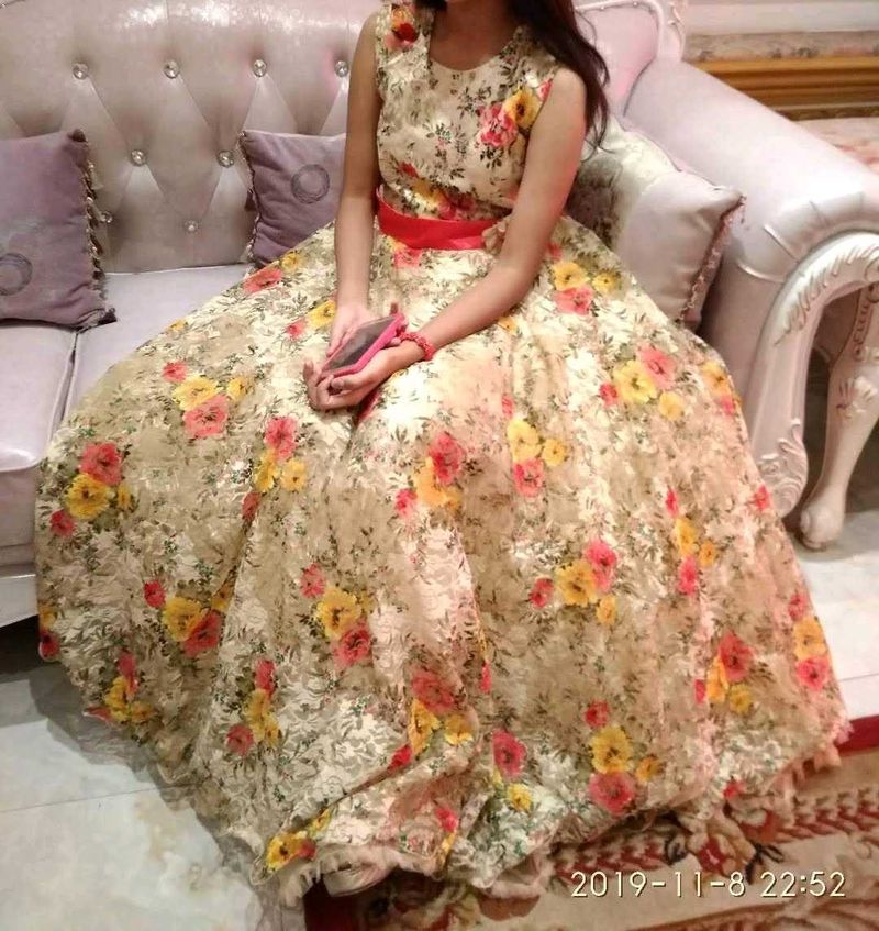Beautiful Floral Gown