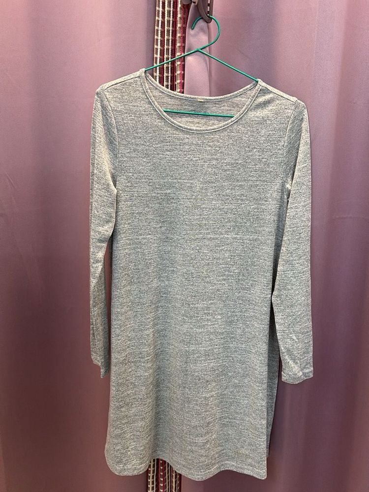 Grey Casual Dress from Shein