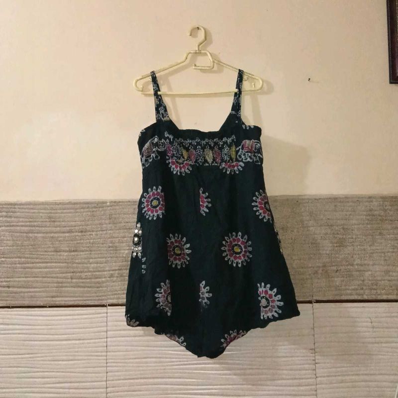 Y2k Desi Babydoll Top