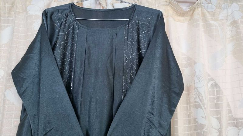 New Green Bridal Abaya Bhurqa