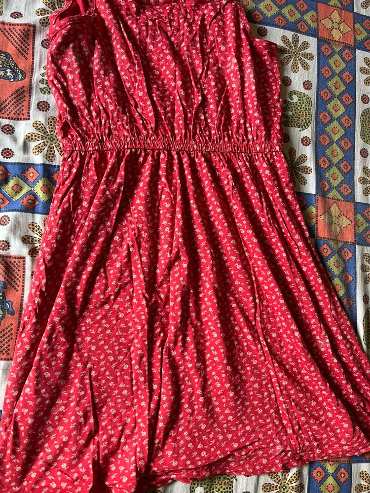 Red Floral Sundress
