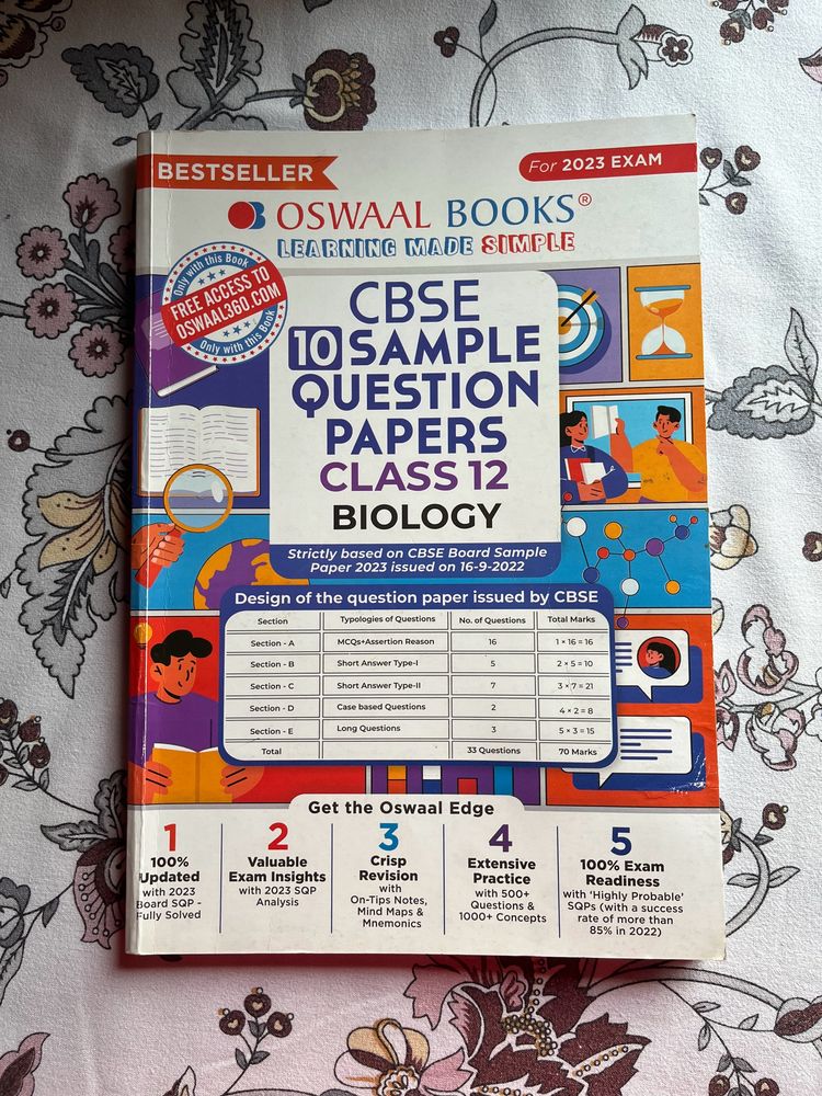 CBSE Class 12 Biology Sample Question Papers