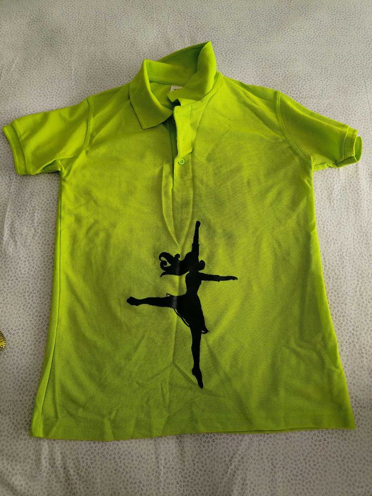 Neon Green Polo Tshirt
