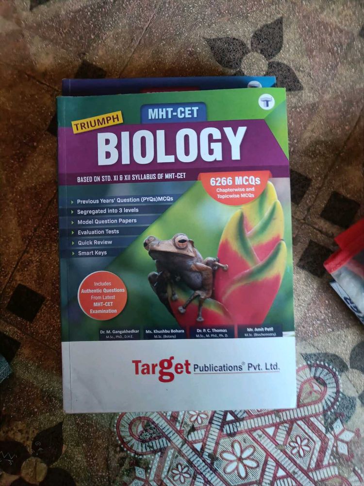 MHT-CET Biology Book