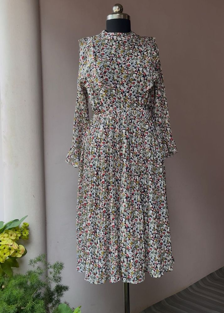 Floral Print Midi Dress