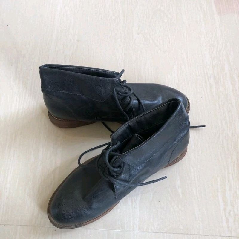 Black Combat Boot