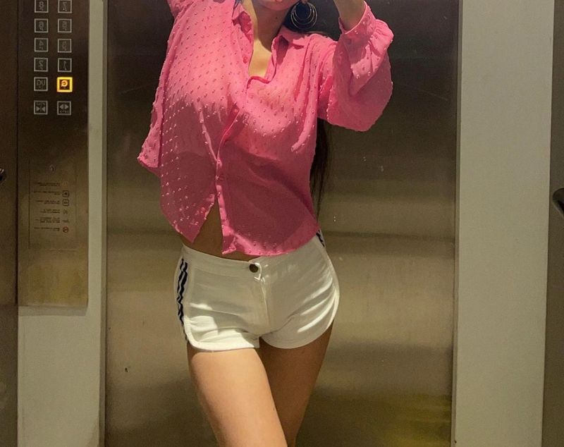 Pink Shirt Top