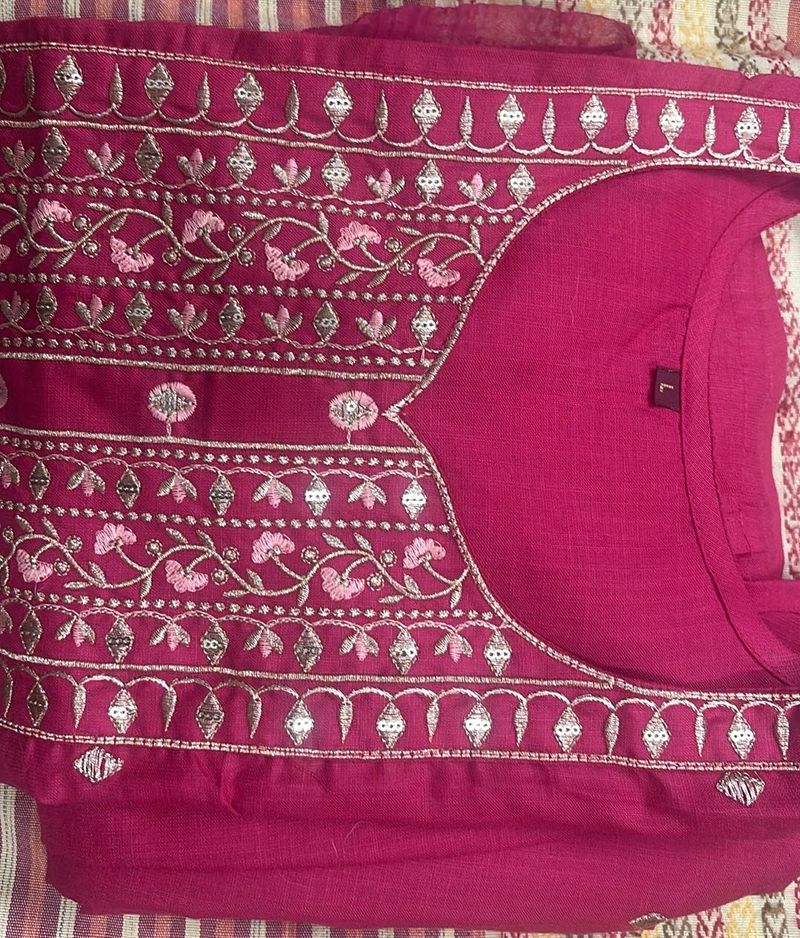 Embroidered Kurti Top