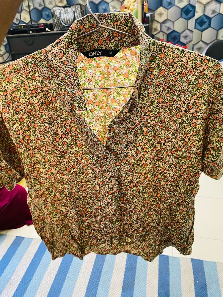 Floral Print Top - ONLY