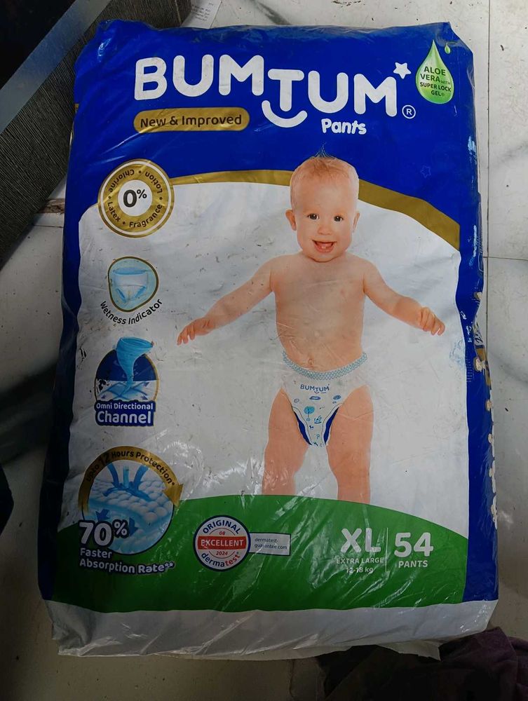 Bumtum XL Diapers (54 count)