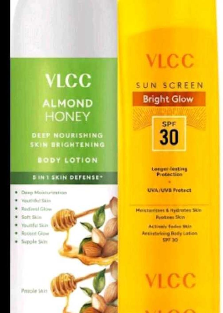 VLCC Almond Honey &amp; Sunscreen Combo