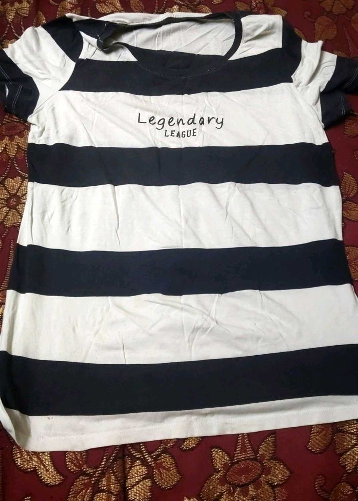 Striped T Shirt Combo
